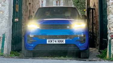 Range Rover Sport P550e Autobiography long-term - front end lights on